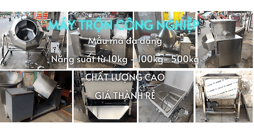 sản xuất máy trộn công nghiệp